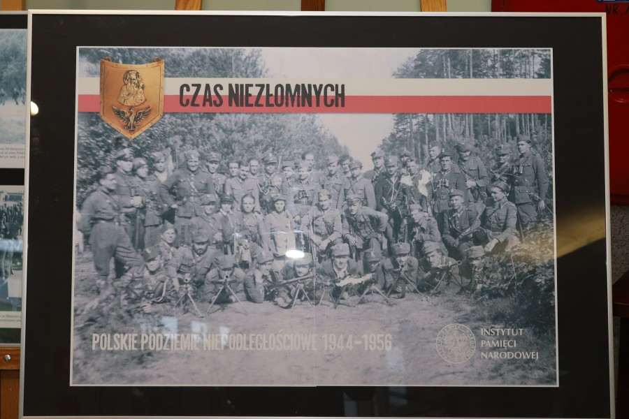 Wystawa pt. "Czas Niezłomnych. Polskie podziemie niepodległościowe 1944-1956"