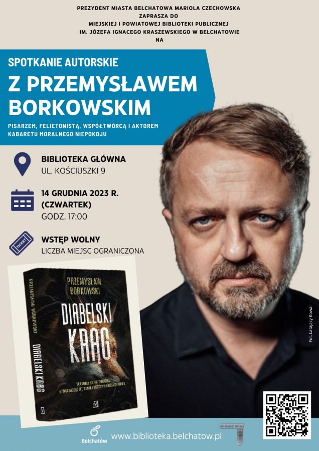 Aktualności: Spotkanie autorskie z Przemysławem Borkowskim
